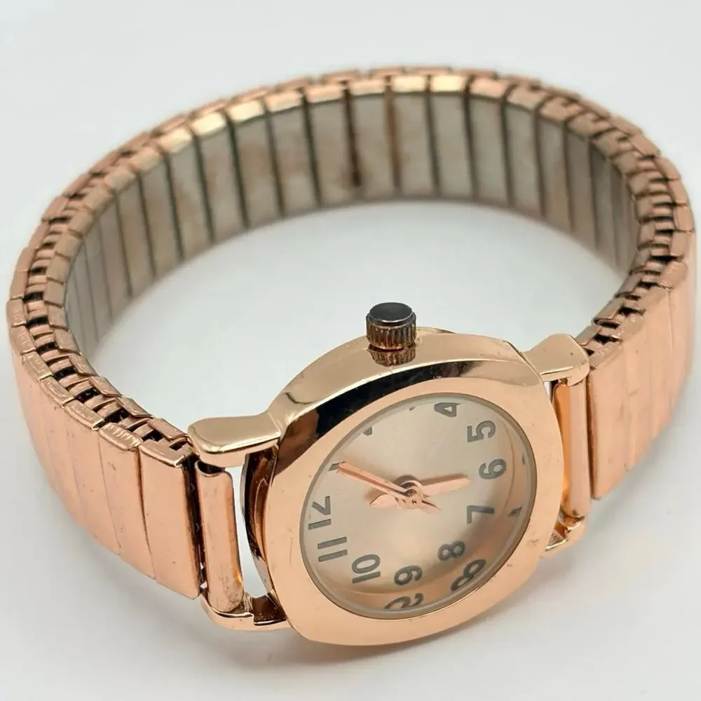 Rose Gold Retro Watch